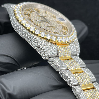  Studded BussDown Luxury Moissanite Iced Out Watch Expensive