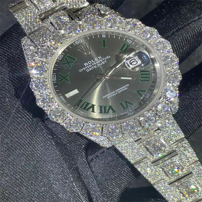 Luxury Design Moissanite Watch  OEM Diamond Watches For Men