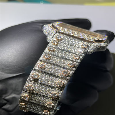 Eco Friendly Moissanite  Watch Pocket Friendly ODM Diamonds Watch For Men